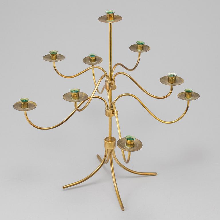 Josef Frank, A brass candelabra, probably Josef Frank for Firma Svenskt Tenn.