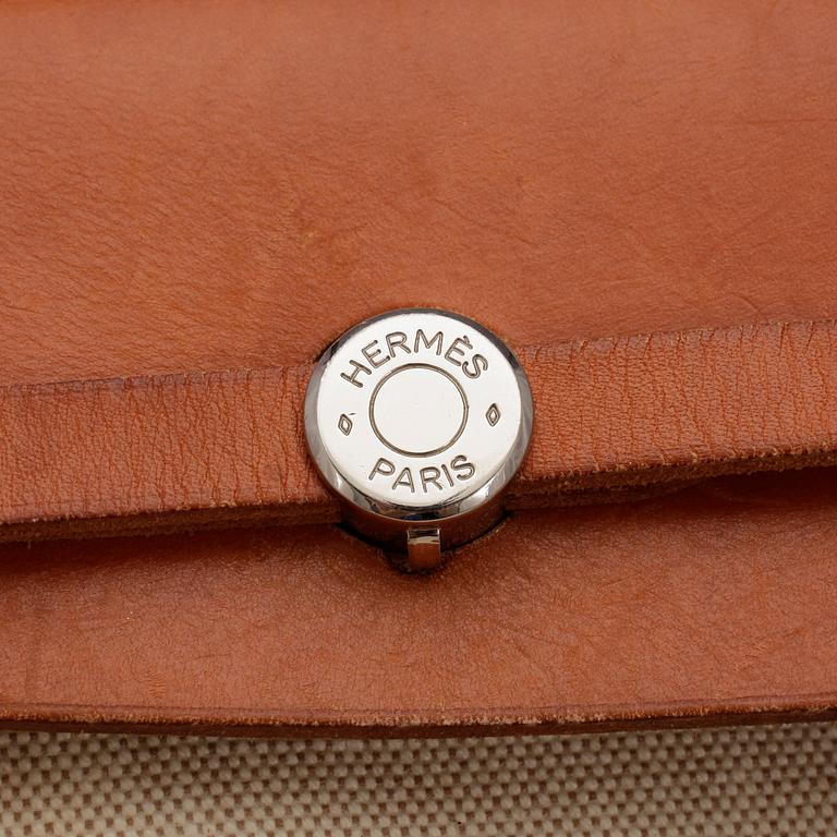 HERMÈS, a "Herbag" handbag, two parts.