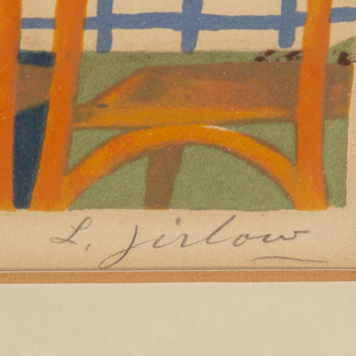 LENNART JIRLOW, lithograph in colours, 1975, signed 246/380.