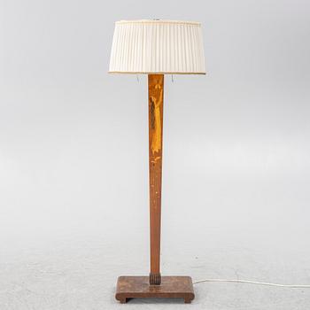 A floor lamp, Mjölby Intarsia, 1930s.