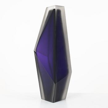 Lena Bergström, Sculpture, glass, "Skyscraper one New York", Kosta Boda, 2023.
