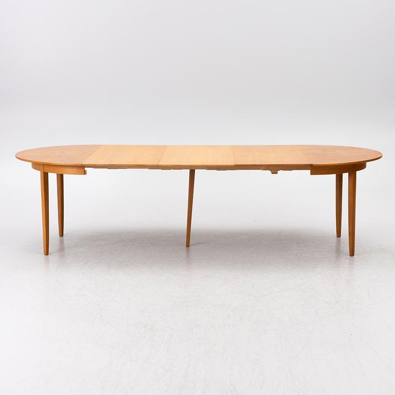 Carl Malmsten, A nine piece dining set, 'Camare Nyckel', by Åfors Möbelfabrik, Sweden, 1960's.