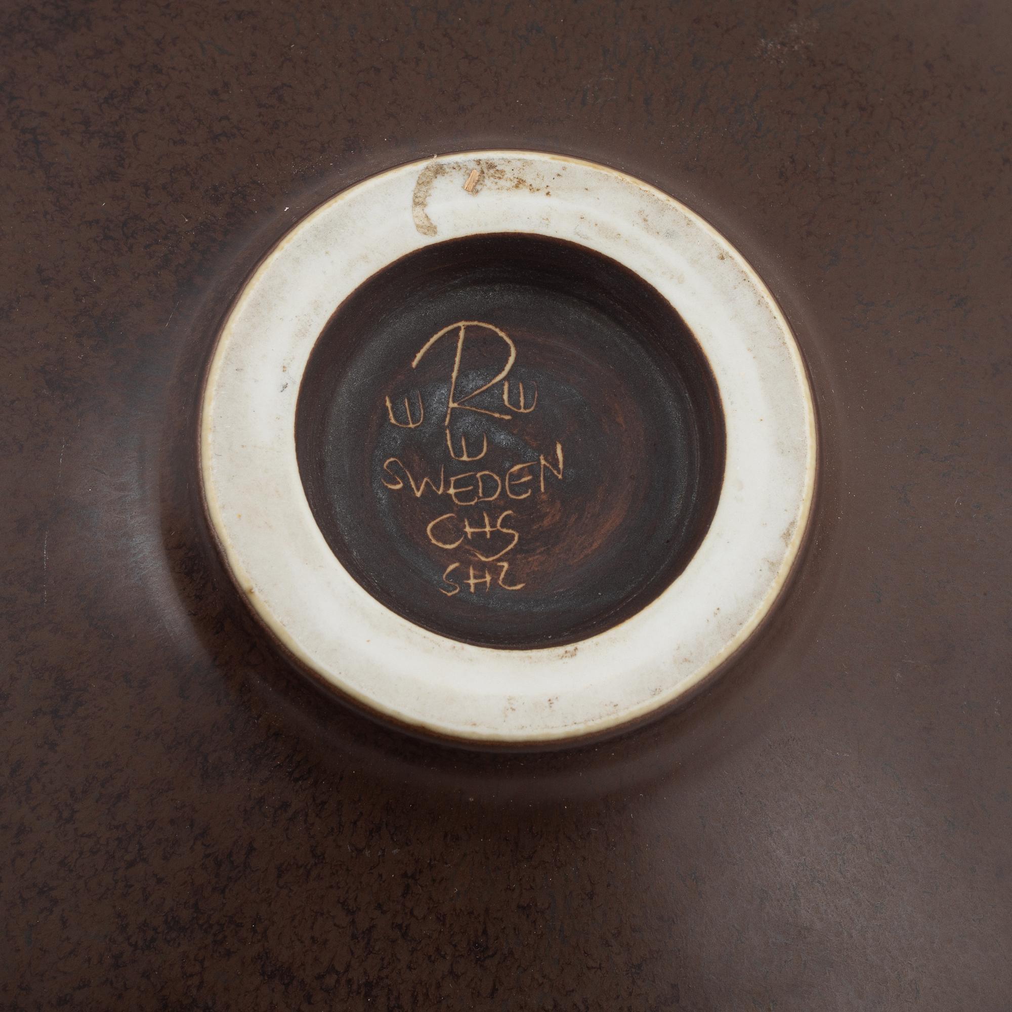 Carl-Harry Stålhane, a stoneware dish, Rörstrand,