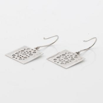 Liisa Vitali, necklace and a pair of earrings, sterling silver, Finland.