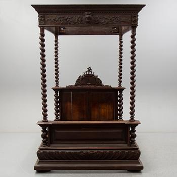 A first half of the 18th Century  Baroque bed.