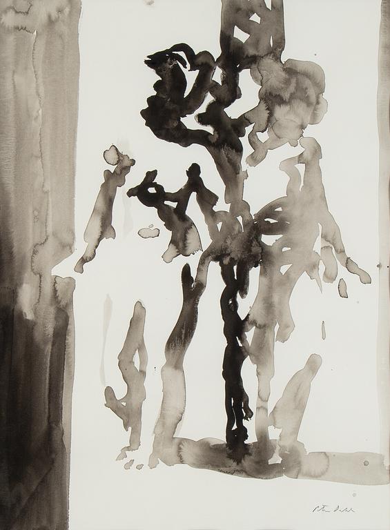 Peter Dahl, watercolour, signed.