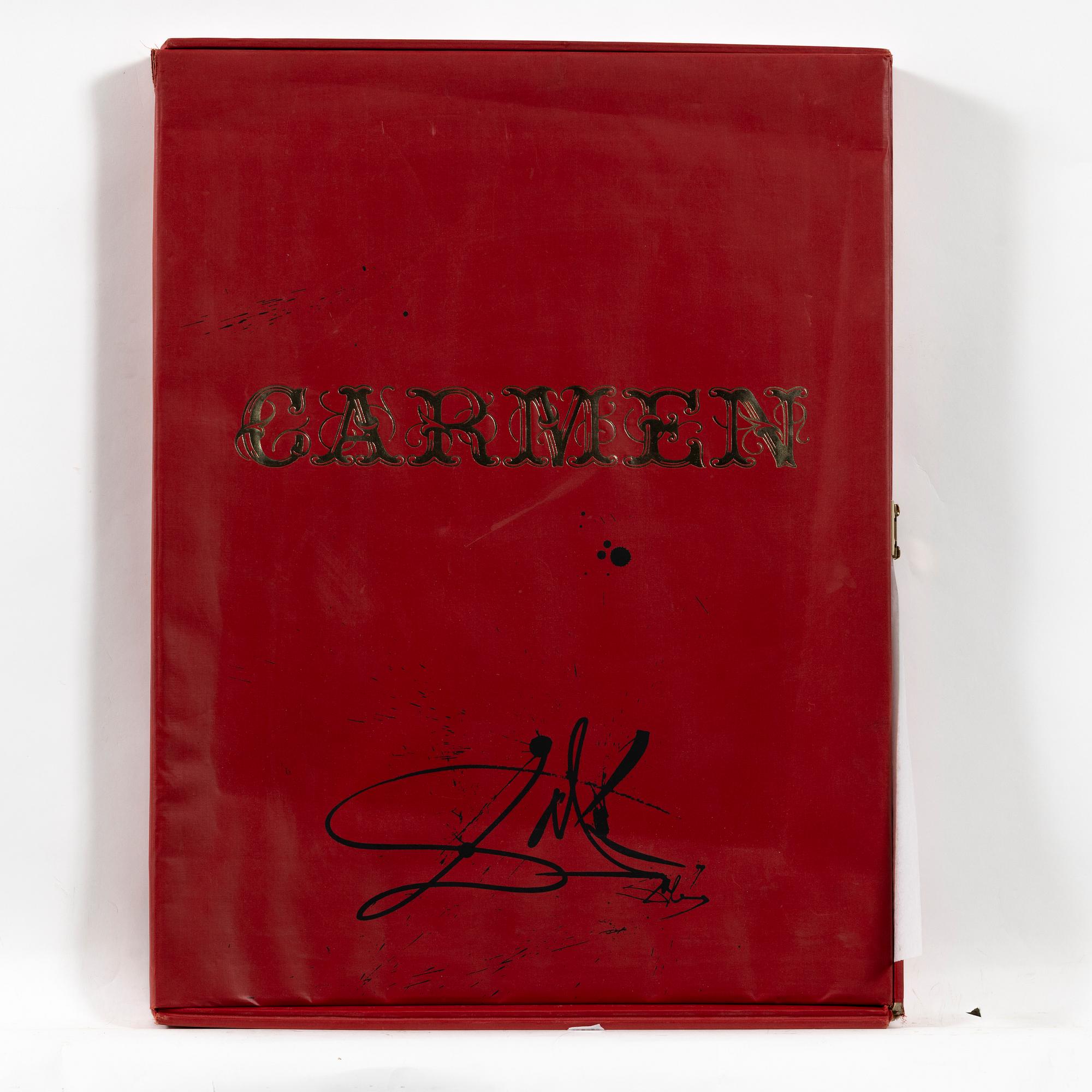 Salvador Dalí, "Portrait of the Bullfighter Hero, Escamillo" ur "Carmen".