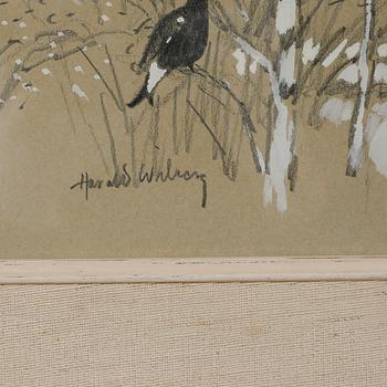 HARALD WIBERG, blandteknik, signerad.
