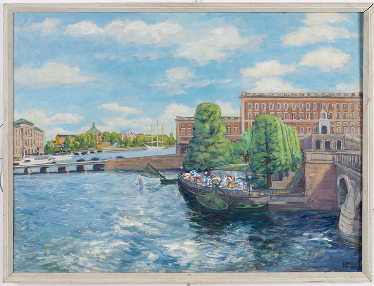 Hans-Erik Eriksson, Fisherman at Strömparterren, Stockholm.
