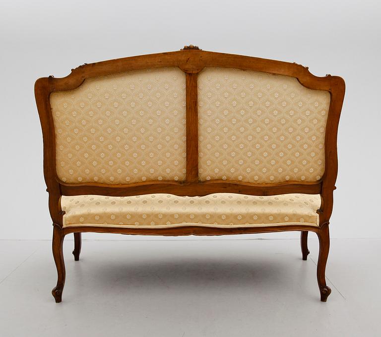 SALONGSMÖBEL, 3 delar, Louis XIV-stil, 1800-talets andra hälft.