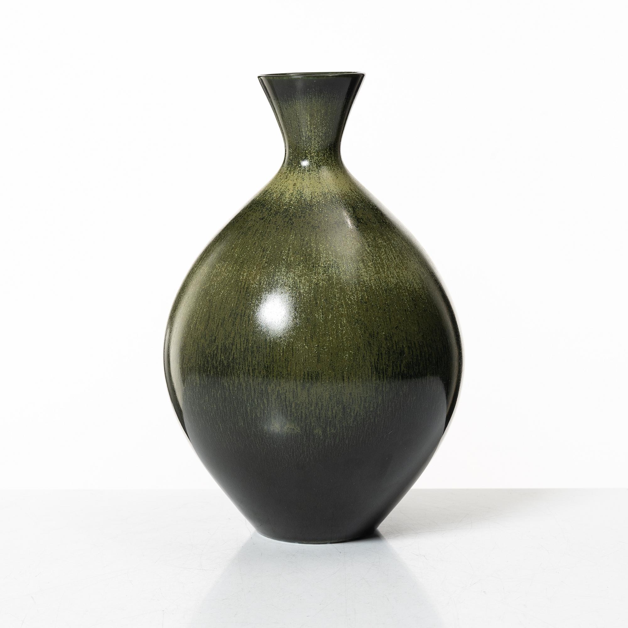Sven Wejsfelt, a unique stoneware vase Gustavsberg, signed and dated 86.