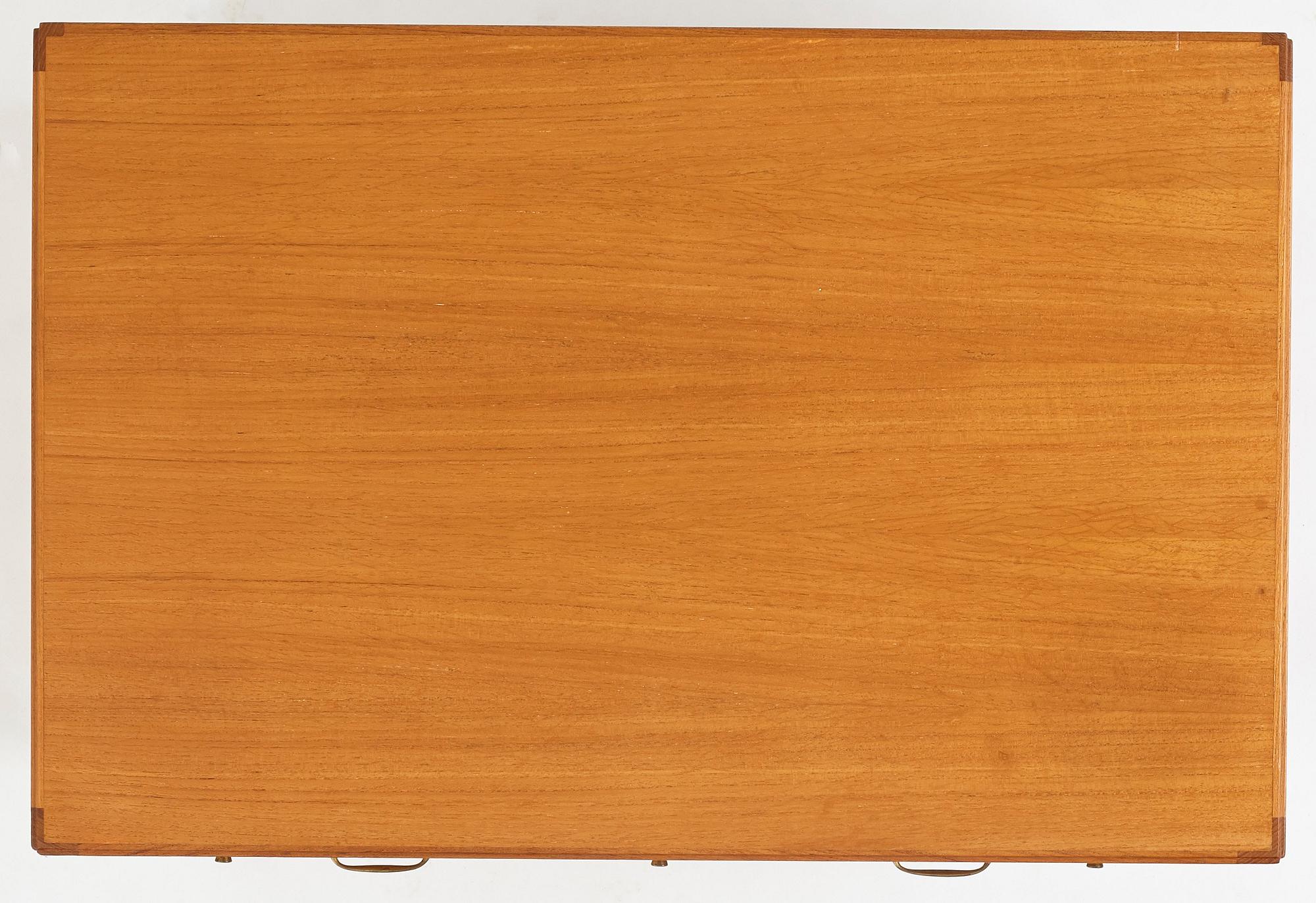 Carl-Axel Acking, a chest of drawers and wall mirror, for The Hotel Malmen, Svenska Möbelfabrikerna Bodafors, Sweden, 1940-50's.