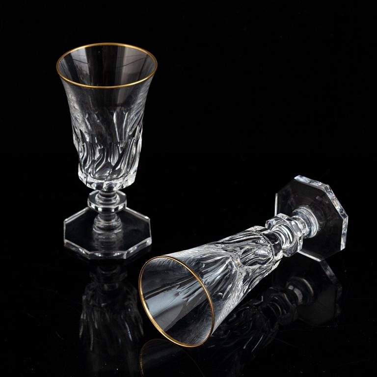 Elis Bergh, glasservice, 121 delar, "Ulriksdal", Kosta, 1900-tal.