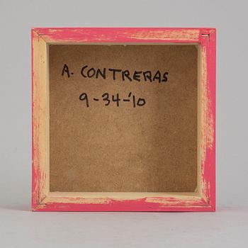 ALBERT CONTRERAS, acrylic on panel, signed on verso.