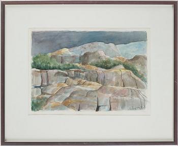 Philip von Schantz, wtercolor, signed and dated -82.