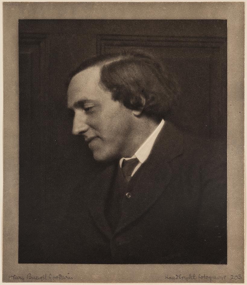 HENRY B. GOODWIN, hand printed photo gravure, signed.