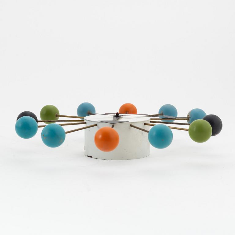 George Nelson, a multi-coloured 'Ball' clock, Howard Miller Clock Co Michigan, USA.