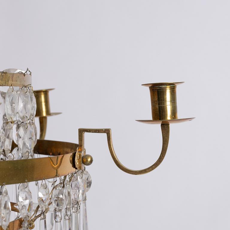 Chandelier. Late Gustavian, late 18th century.