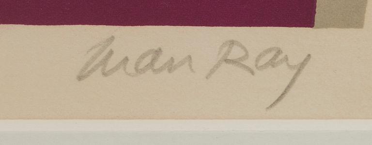 MAN RAY, lithograph in colours signed and numbered epreuve d'artiste.