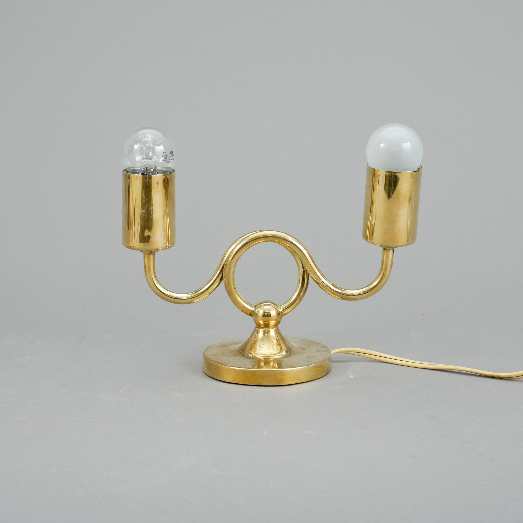 BORDSLAMPA, mässing, "Smycket" nr 2483/1, Josef Frank, Svenskt Tenn.
