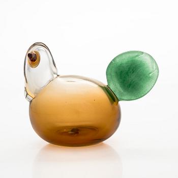 Oiva Toikka, a 'Sorja' glass bird, Signed Oiva Toikka, Nuutajärvi.