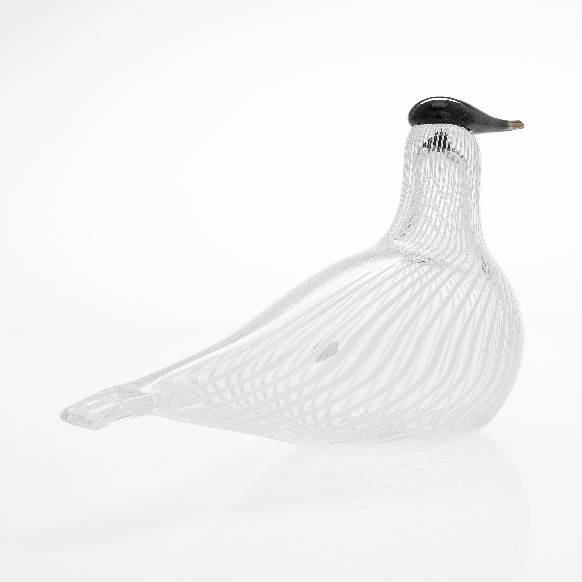Oiva Toikka, a 'Scaup duck of Finland' glass bird, signed Suomen sotka Oiva Toikka Nuutajärvi 1992, numbered 697/1992.