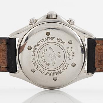 Breitling, Chrono Colt, chronograph, wristwatch, 38 mm.
