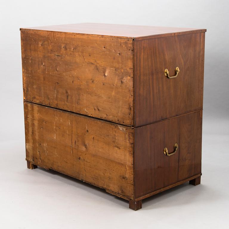 CHEST OF DRAWERS/CABINET, Gottlieb Iwersson (master in Stockholm 1778-1813). Late Gustavian 1806.