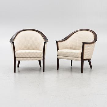 Bertil Fridhagen, a pair of 'Aristokrat' armchairs, Bodafors, 1960's.