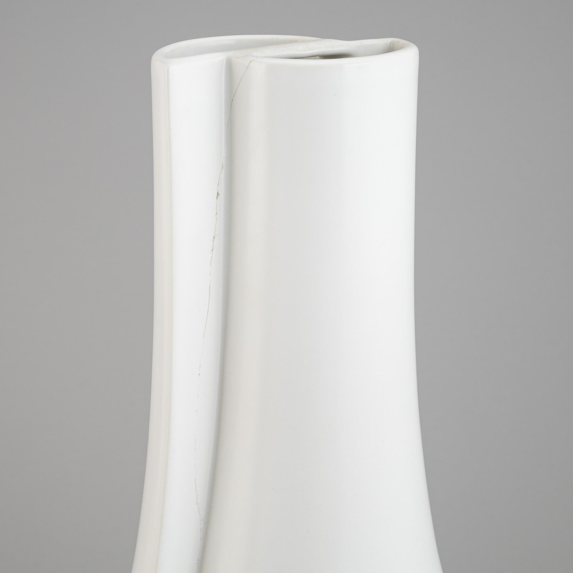 Wilhelm Kåge, two "Surrea" ceramic vases, Gustavsberg, Sweden, possibly prototypes.