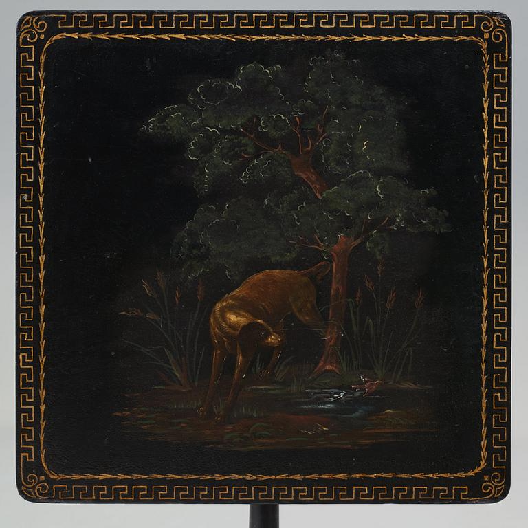 A Swedish tilt-top table from the workshop of Johan Nils Asplind, active in Falun 1783-1820.