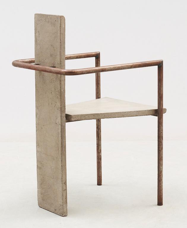 A Jonas Bohlin 'Concrete' by Källemo, Sweden, ca 1982, signed 7/100.