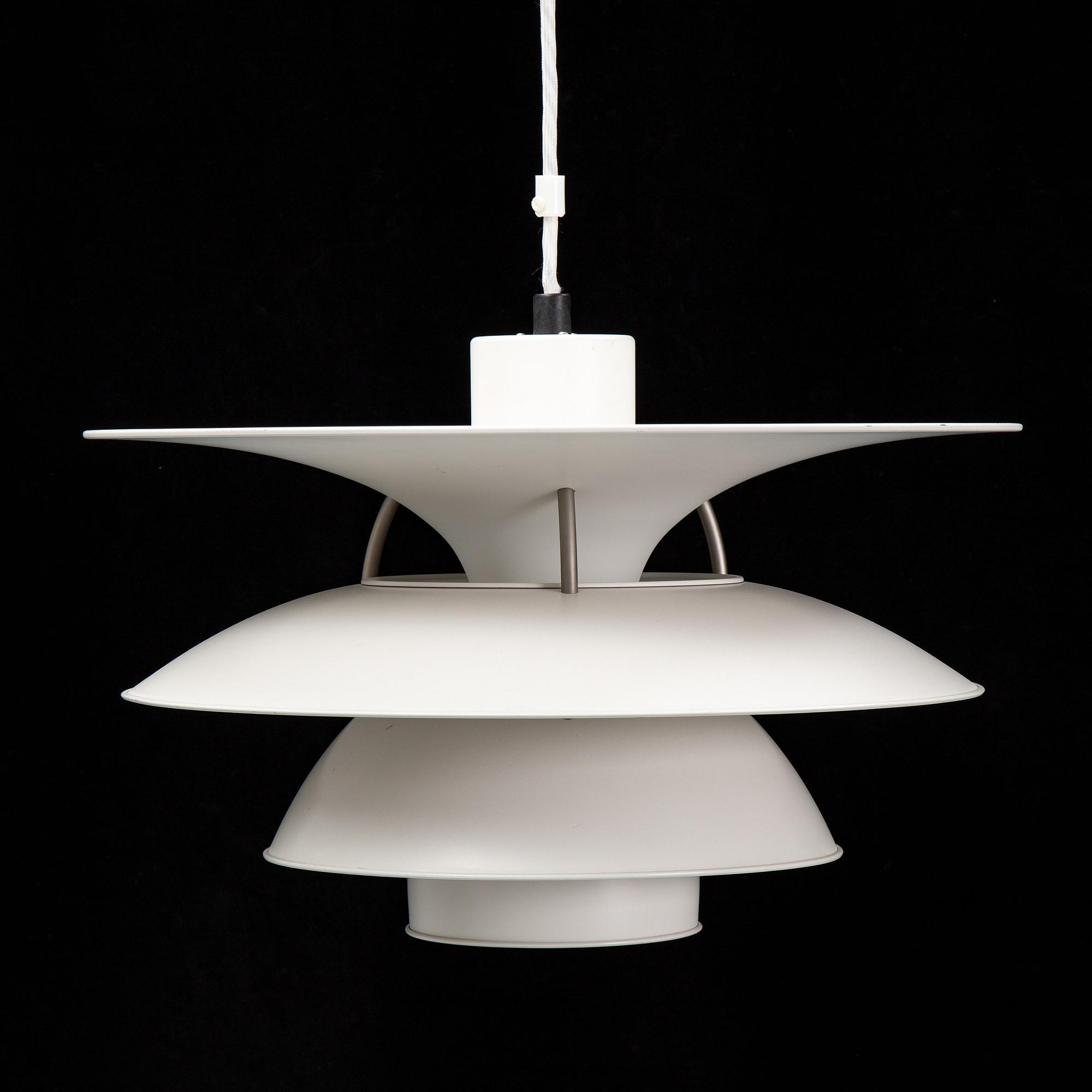 A 'Charlottenborg' ceiling light by Ebbe Christensen, Sophus Frandsen and Poul Henningsen for Louis Poulsen, Denmark.