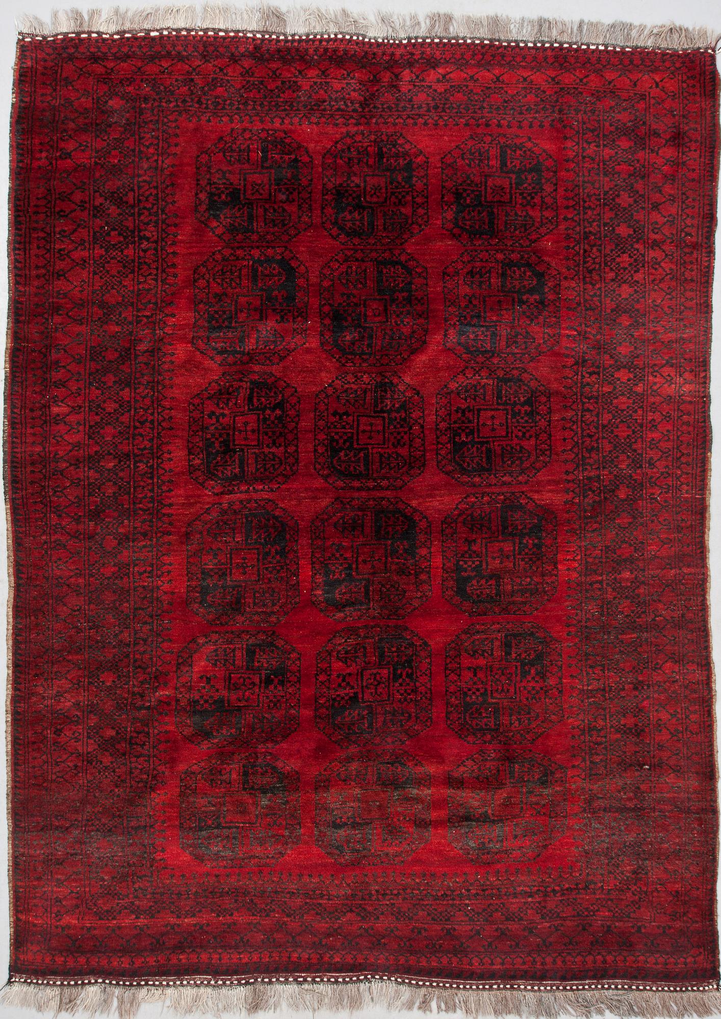 MATTA, Afghan, 1900-talets slut, ca 307 X 228 cm.