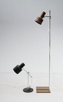 GOLVLAMPA SAMT BORDSLAMPA, 1900-talets andra hälft.