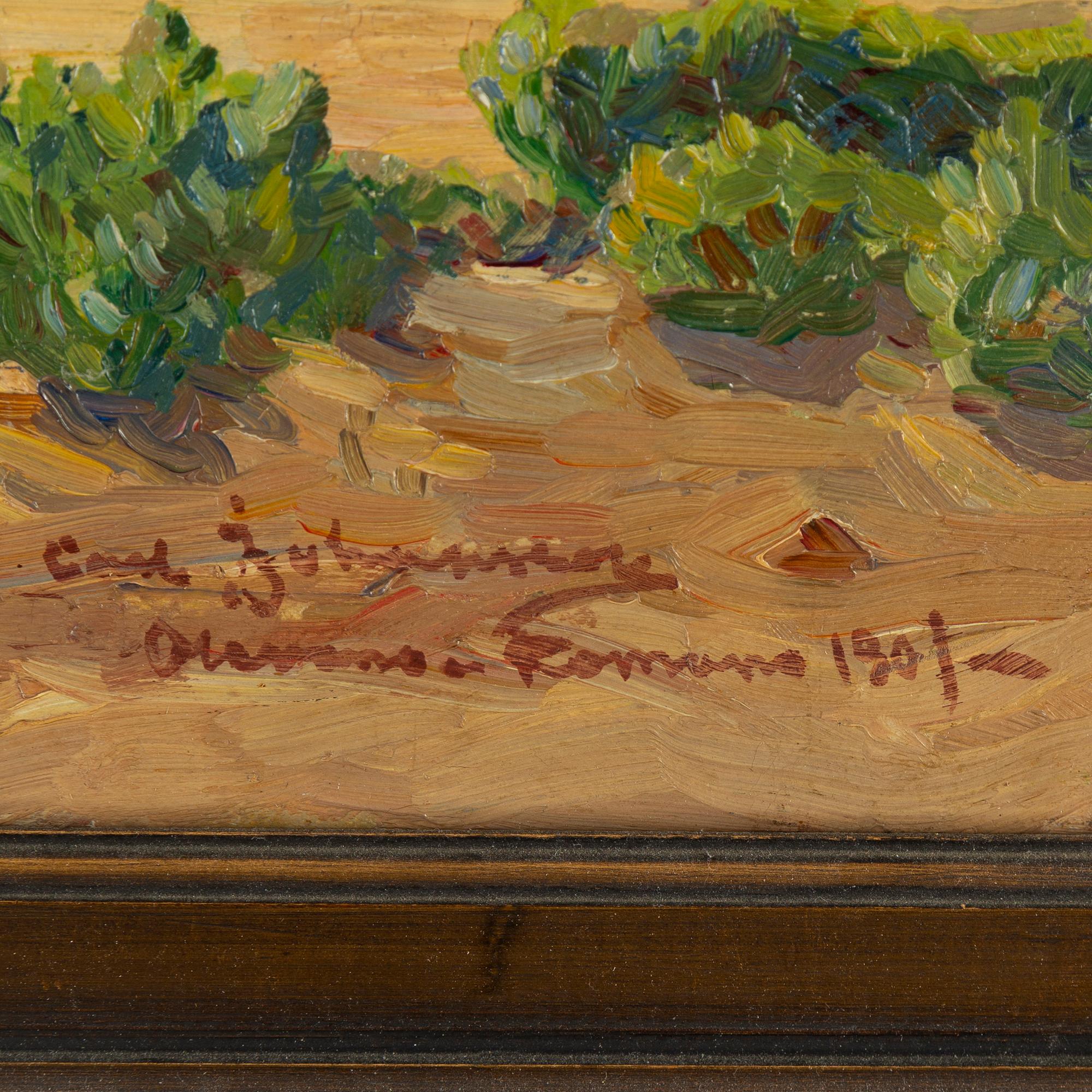 CARL JOHANSSON, oil on canvas, signed and dated 1901.
