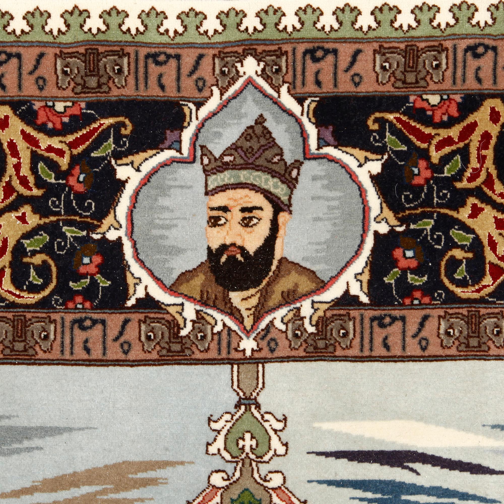 MATTA, Täbris, figural. Ca 273x181 cm.