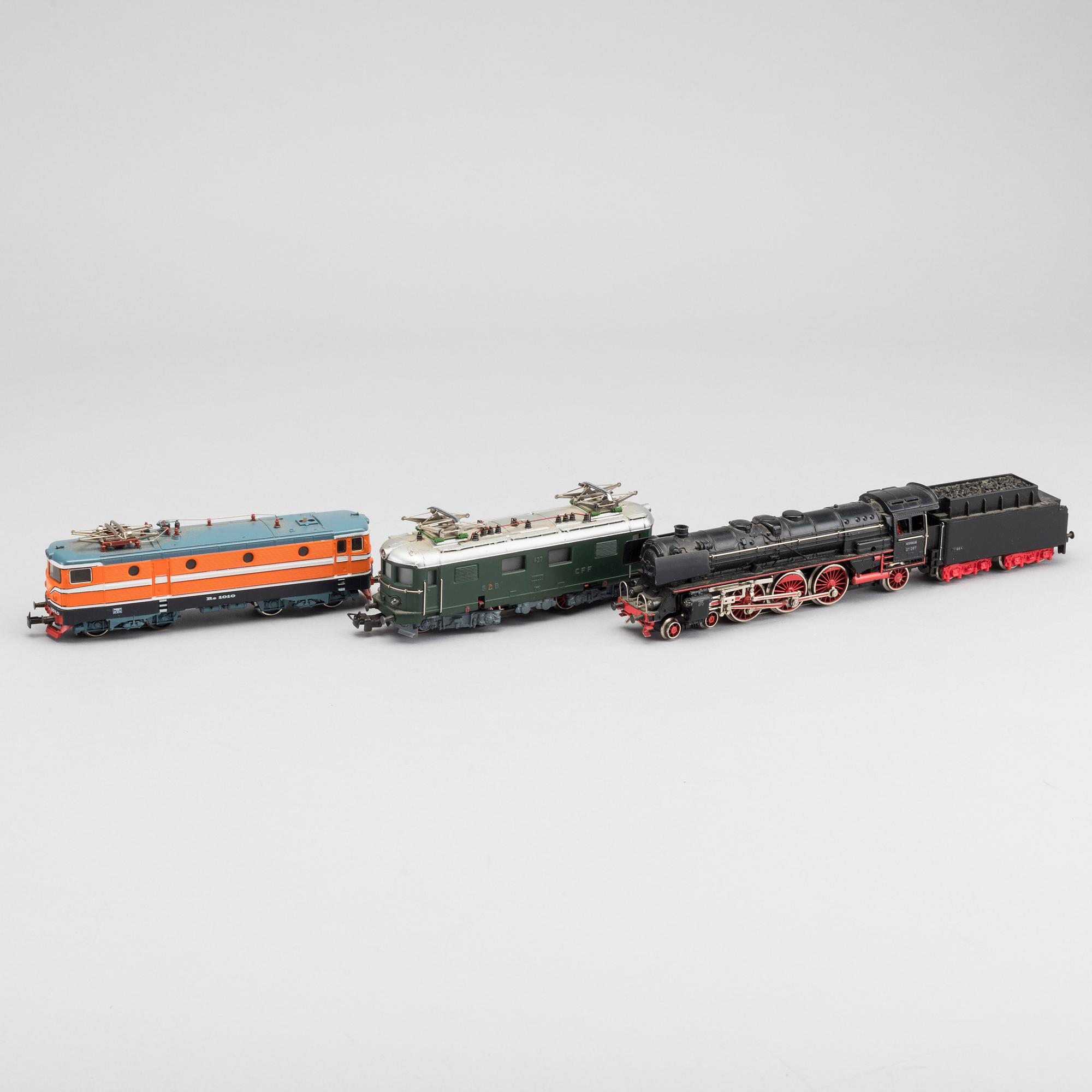 MÄRKLIN, samling lok och vagnar, 1900-talets andra hälft.