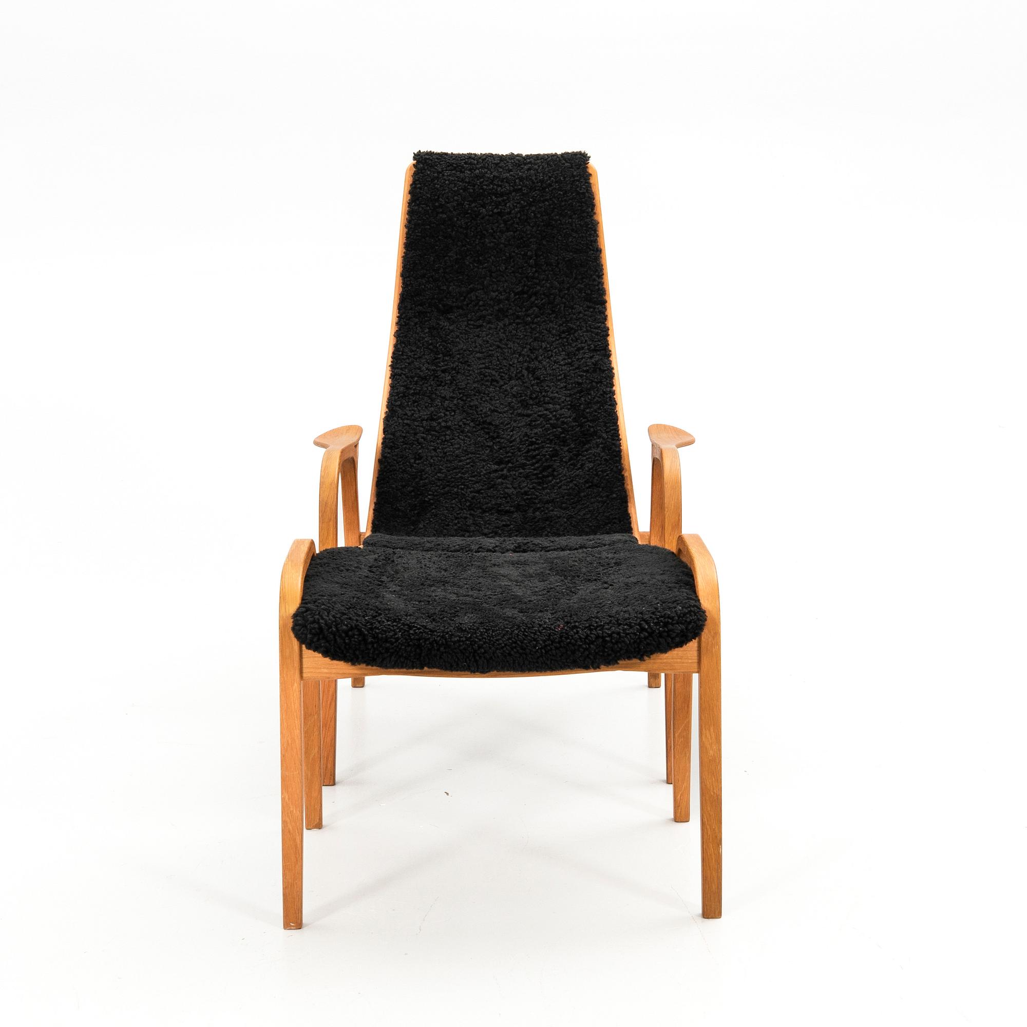 Yngve Ekström, armchair with footstool, "Lamino", Swedese.