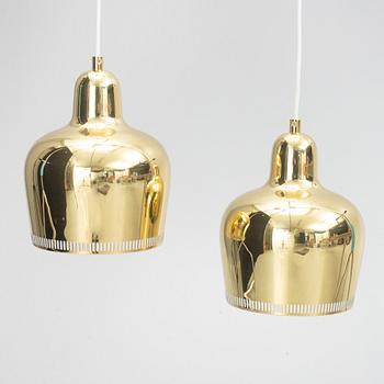 Alvar Aalto,  a pair of model 'A330S' ceiling lights, Artek.