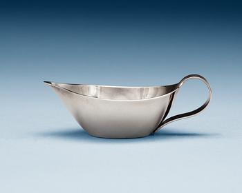 506. A Henning Koppel sterling creamer, Georg Jensen, Copenhagen 1945-77,