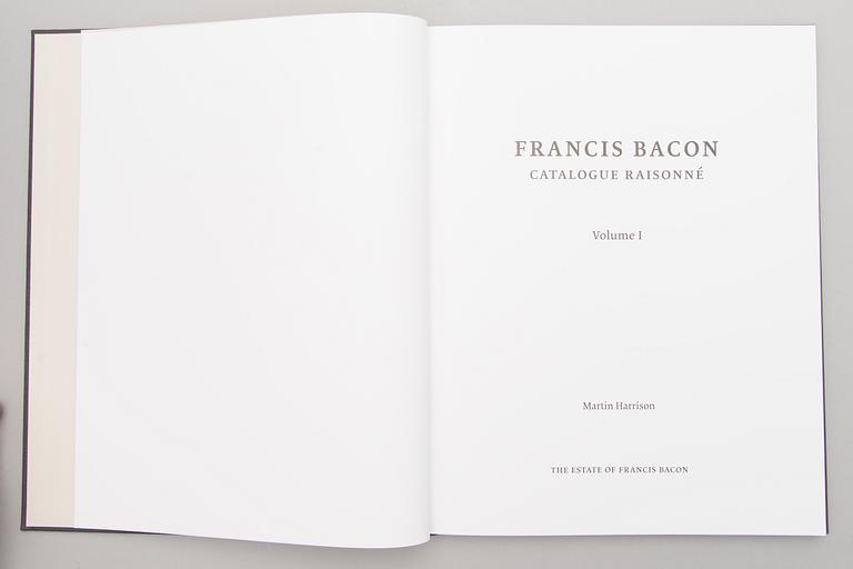 A book series five volumes " "Francis Bacon, Catalogue Raisonné".