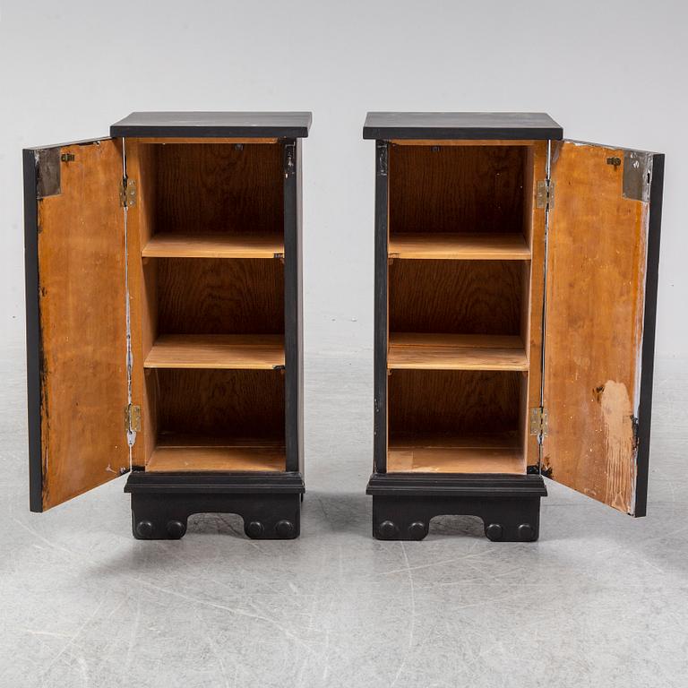 A pair of bedside tables, first haft of the 20th century.