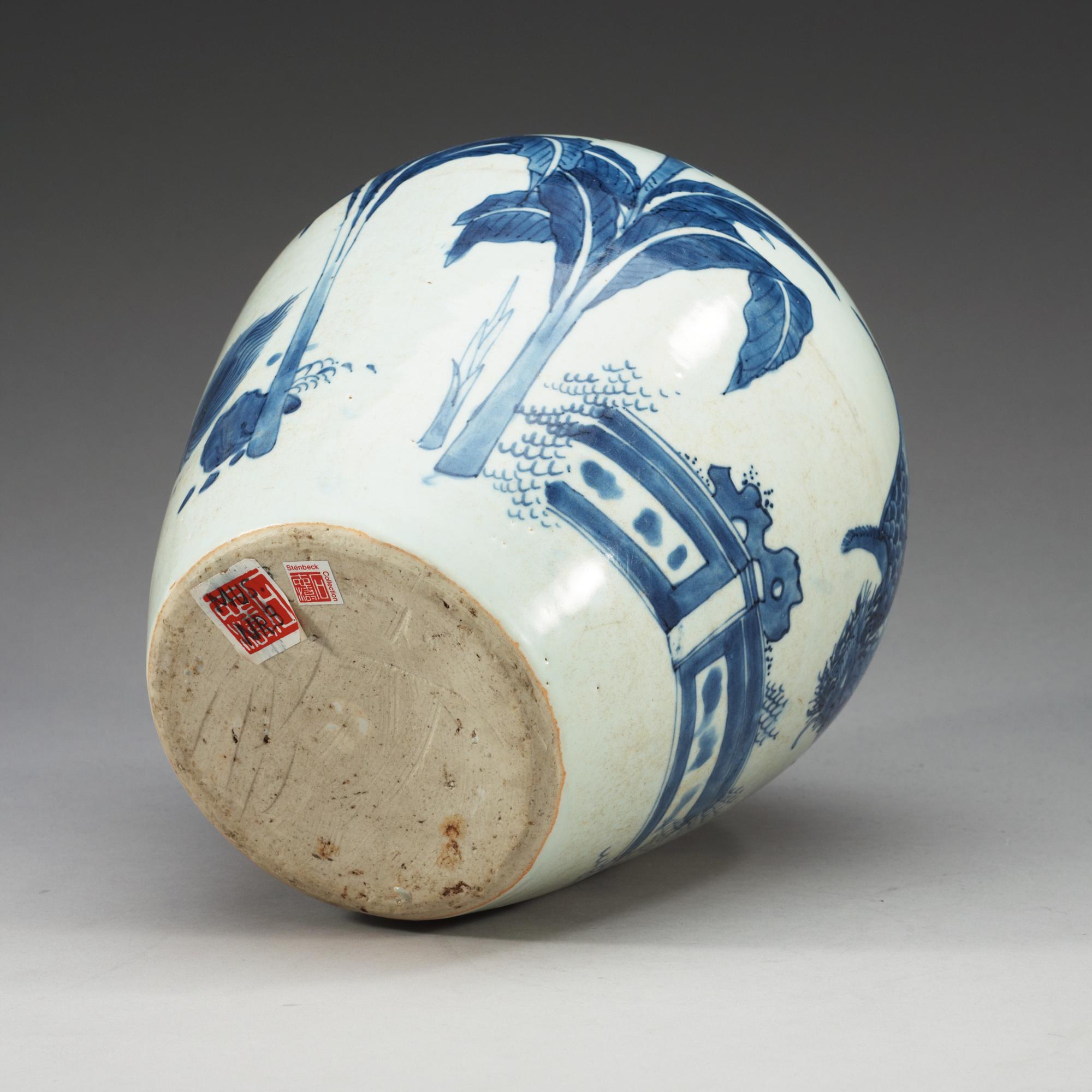 KRUKA, porslin. Transition, 1600-tal.