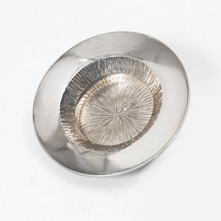 Rey Urban, Ashtray, sterling silver, Stockholm 1992.
