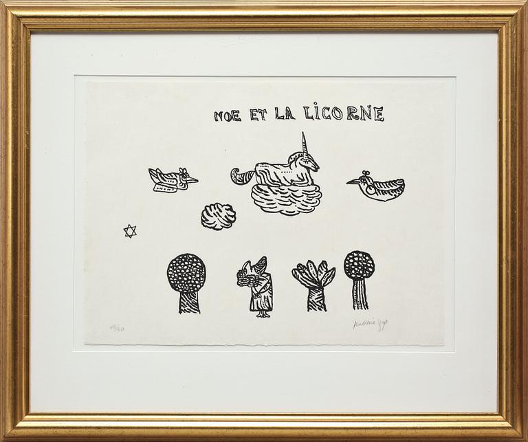 MADELEINE PYK, litografi, sign o numr 45/50.