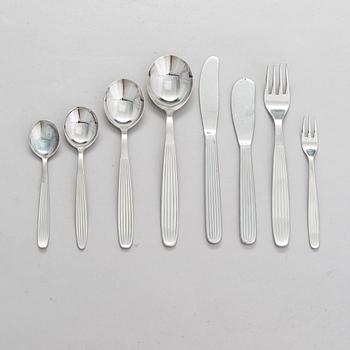 Kaj Franck, 23-piece 'Scandia' cutlery in stainless steel for Hackman Sorsakoski.