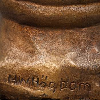 HELGE HÖGBOM, brons, sign.