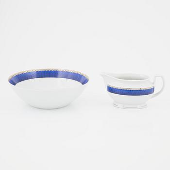 Sigvard Bernadotte, matservis, 42 delar, porslin, "Millennium Marianne", Christineholm, Fyrklövern.