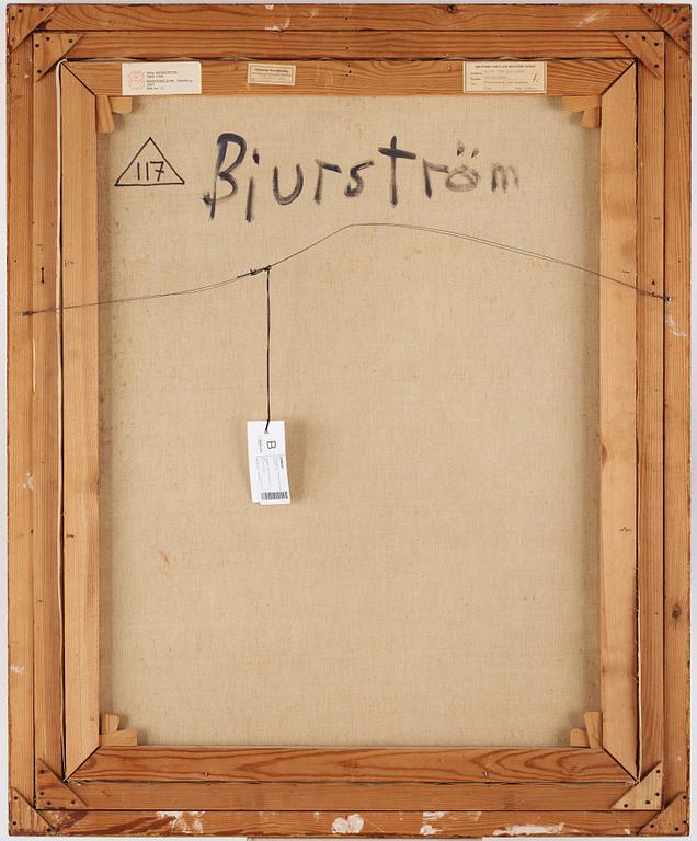 Tor Bjurström, "Fönsterutsikt med krukväxt".